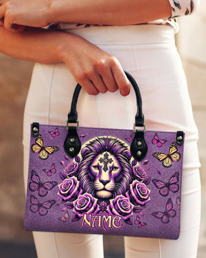 Lion Rose Leather Handbag - Tlno0411244