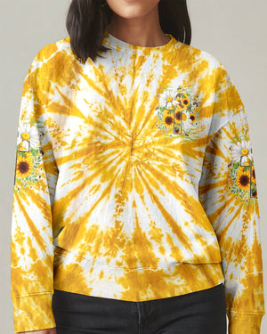 Lord Stood With Me Cross Flowers Women's All Over Print Shirt - Tyln2304261