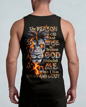The Reason I’m Old And Wise Lion Men's All Over Print Shirt - Tltw0902261