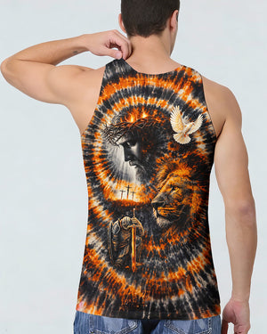 Lion Jesus Swirl Men's All Over Print Shirt - Tlnt0502262
