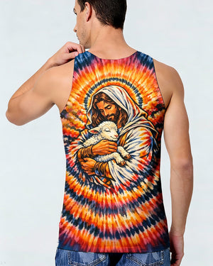 God And Lamb Swirl Men's All Over Print Shirt - Tlhn0503261
