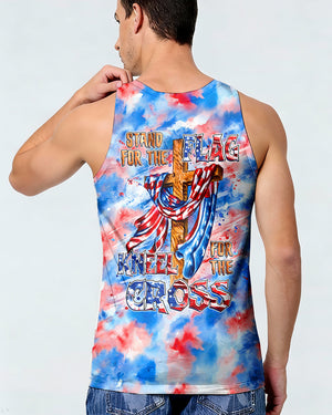 Stand For The Flag Kneel For The Cross Men's All Over Print Shirt - Tlhg0306263