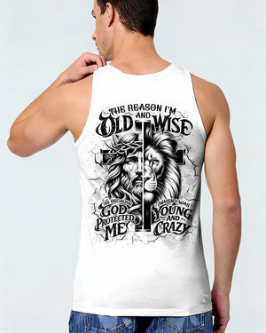 The Reason I’m Old And Wise Lion Men's All Over Print Shirt - Tlno0602261