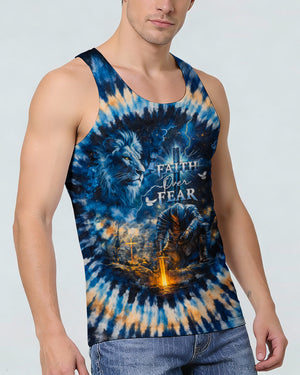 Faith Over Fear Swirl Men's All Over Print Shirt - Tltw0902263