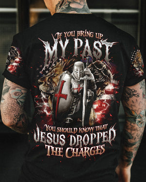 Jesus Dropped The Charges Lion Men's All Over Print Shirt - Tlno2205243