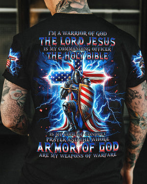 I'm A Warrior Of God Men's All Over Print Shirt - Tlno3005244