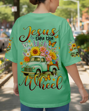 Jesus Take The Wheel Women's All Over Print Shirt - Typq2310252