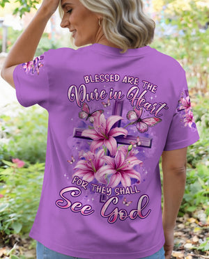 Blessed Are The Pure In Heart Women's All Over Print Shirt - Typq2703262