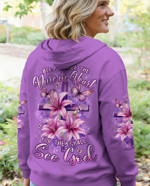 Blessed Are The Pure In Heart Women's All Over Print Shirt - Typq2703262