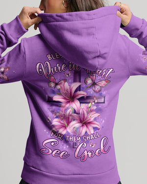 Blessed Are The Pure In Heart Women's All Over Print Shirt - Typq2703262