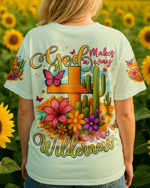 God Makes A Way In The Wilderness Women's All Over Print Shirt - Typq3007254