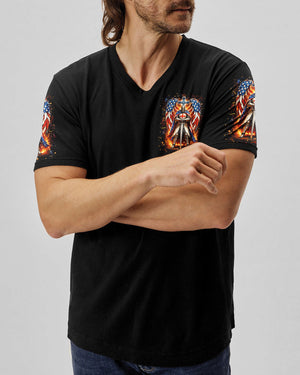 A Warrior Of Christ Wings Men's All Over Print Shirt - Tlhn1603261