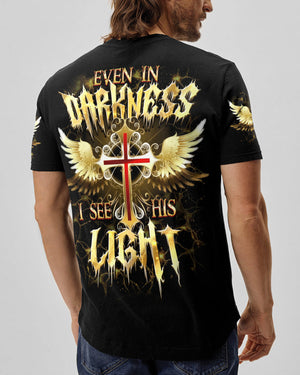 Even In Darkness I See His Light Men's All Over Print Shirt - Tytd0902263