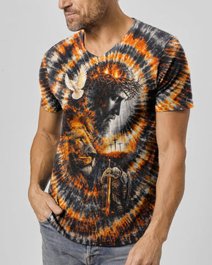 Lion Jesus Swirl Men's All Over Print Shirt - Tlnt0502262