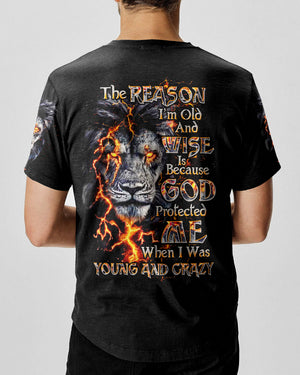 The Reason I’m Old And Wise Lion Men's All Over Print Shirt - Tltw0902261