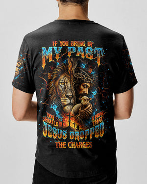 Jesus Dropped The Charges Lion Jesus Men's All Over Print Shirt - Tlnt1505263