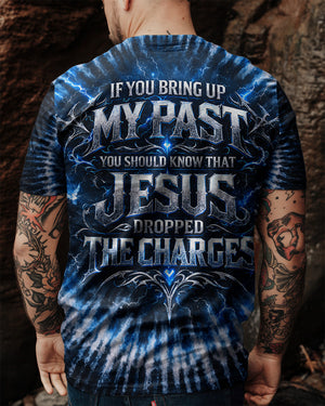 Jesus Dropped The Charges Lion Swirl Men's All Over Print Shirt - Tlno2702261