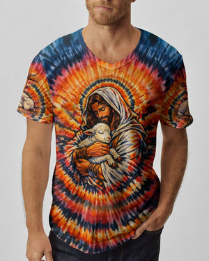 God And Lamb Swirl Men's All Over Print Shirt - Tlhn0503261