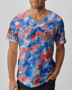 Stand For The Flag Kneel For The Cross Men's All Over Print Shirt - Tlhg0306263
