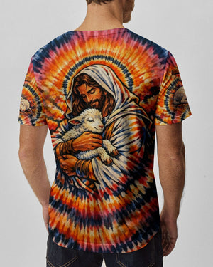 God And Lamb Swirl Men's All Over Print Shirt - Tlhn0503261