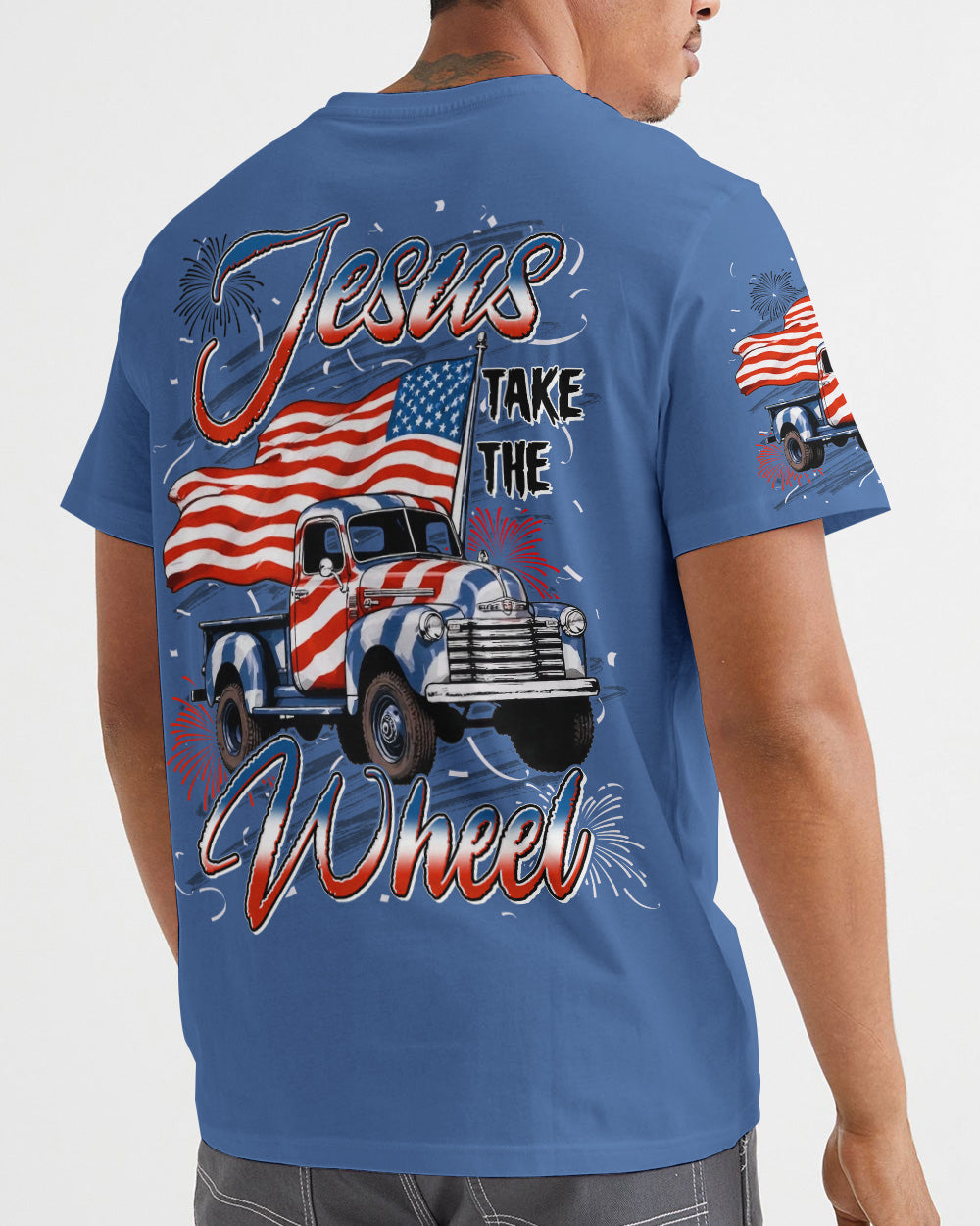 Jesus Take The Wheel Men's All Over Print Shirt - Tyln0206261