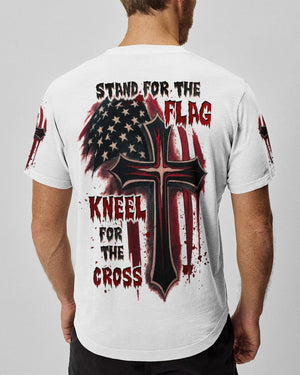 Stand For The Flag Kneel For The Cross Men's All Over Print Shirt - Tltw2005265