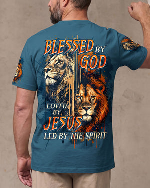 Blessed By God Lion Men's All Over Print - Typq0607264
