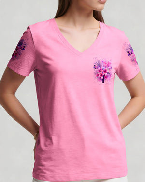 Blessed By God Saved By Jesus Women's All Over Print Shirt - Tyln2503263