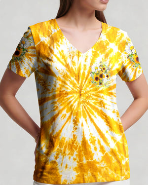 Lord Stood With Me Cross Flowers Women's All Over Print Shirt - Tyln2304261