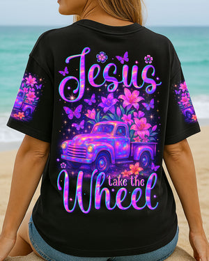 Jesus Take The Wheel Women's All Over Print Shirt - Tytm1704253