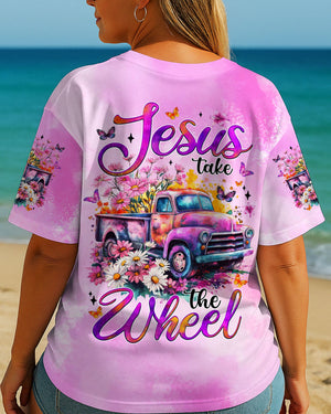 Jesus Take The Wheel Women's All Over Print Shirt - Tytm1904251
