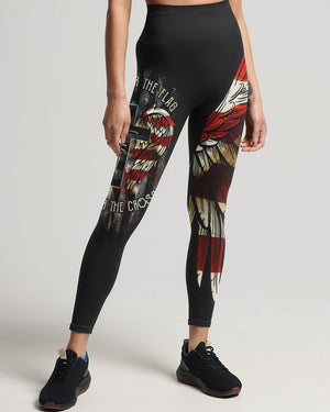 Stand For The Flag Kneel For The Cross Wings Women's All Over Print Shirt - Ri2506235