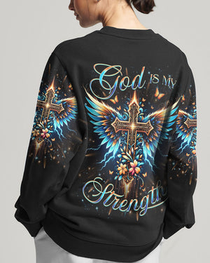 God Is My Strength Women's All Over Print Shirt - Yhkd1912232