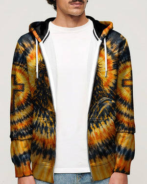 Jesus Halo Of Faith Black & Yellow Swirl Men's All Over Print Shirt - Tltw0602263