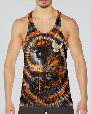 Lion Jesus Swirl Men's All Over Print Shirt - Tlnt0502262