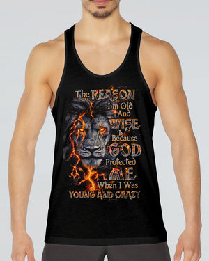 The Reason I’m Old And Wise Lion Men's All Over Print Shirt - Tltw0902261
