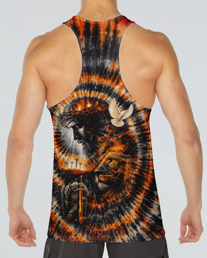 Lion Jesus Swirl Men's All Over Print Shirt - Tlnt0502262
