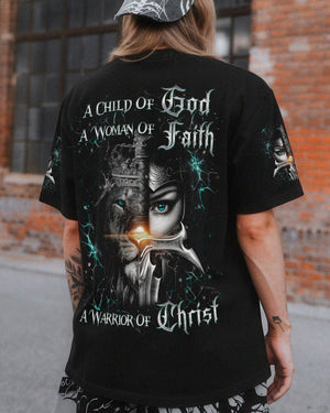 A Child Of God A Woman Of Faith Women's All Over Print Shirt - Yhdu0907243