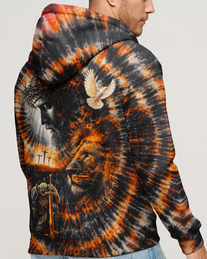 Lion Jesus Swirl Men's All Over Print Shirt - Tlnt0502262