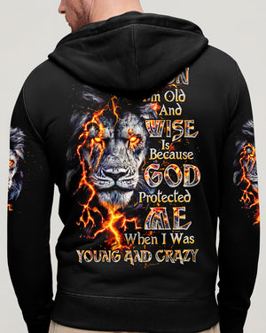 The Reason I’m Old And Wise Lion Men's All Over Print Shirt - Tltw0902261