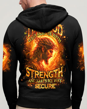 It Is God Who Arms Me With Strength Men's All Over Print Shirt - Tlhn2303263