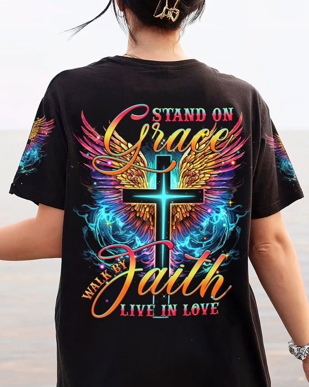 Walk by Faith Women's All Over Print Shirt - Tytm2806233
