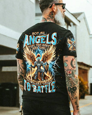 Not All Angels Play The Harp And Sing Warrior Men's All Over Print Shirt - Tlnt2702252