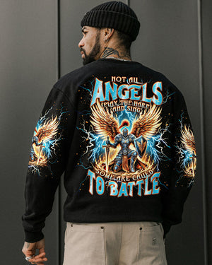 Not All Angels Play The Harp And Sing Warrior Men's All Over Print Shirt - Tlnt2702252