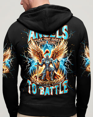 Not All Angels Play The Harp And Sing Warrior Men's All Over Print Shirt - Tlnt2702252