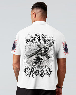 Not All Superheroes Wear Capes Mine Wore A Cross Men's All Over Print Shirt - Tltr3110241