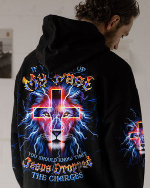 Jesus Dropped The Charges Lion Men's All Over Print Shirt - Tltw1309241