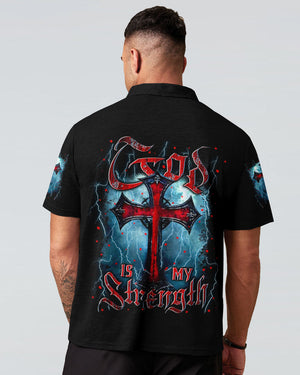 God Is My Strength Men's All Over Print Shirt - Yhln1903253