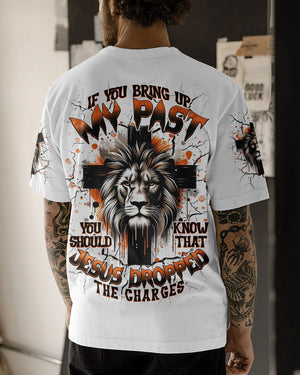 Jesus Dropped The Charges Lion Men's All Over Print Shirt - Tlnt0710252