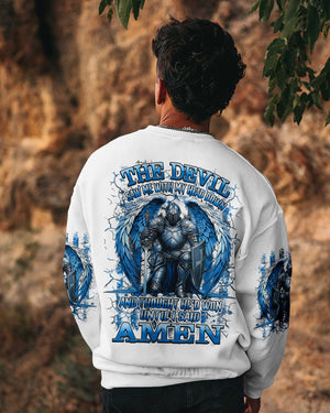 The Devil Saw Me With My Head Down Warrior Men's All Over Print Shirt - Yhhn2111252